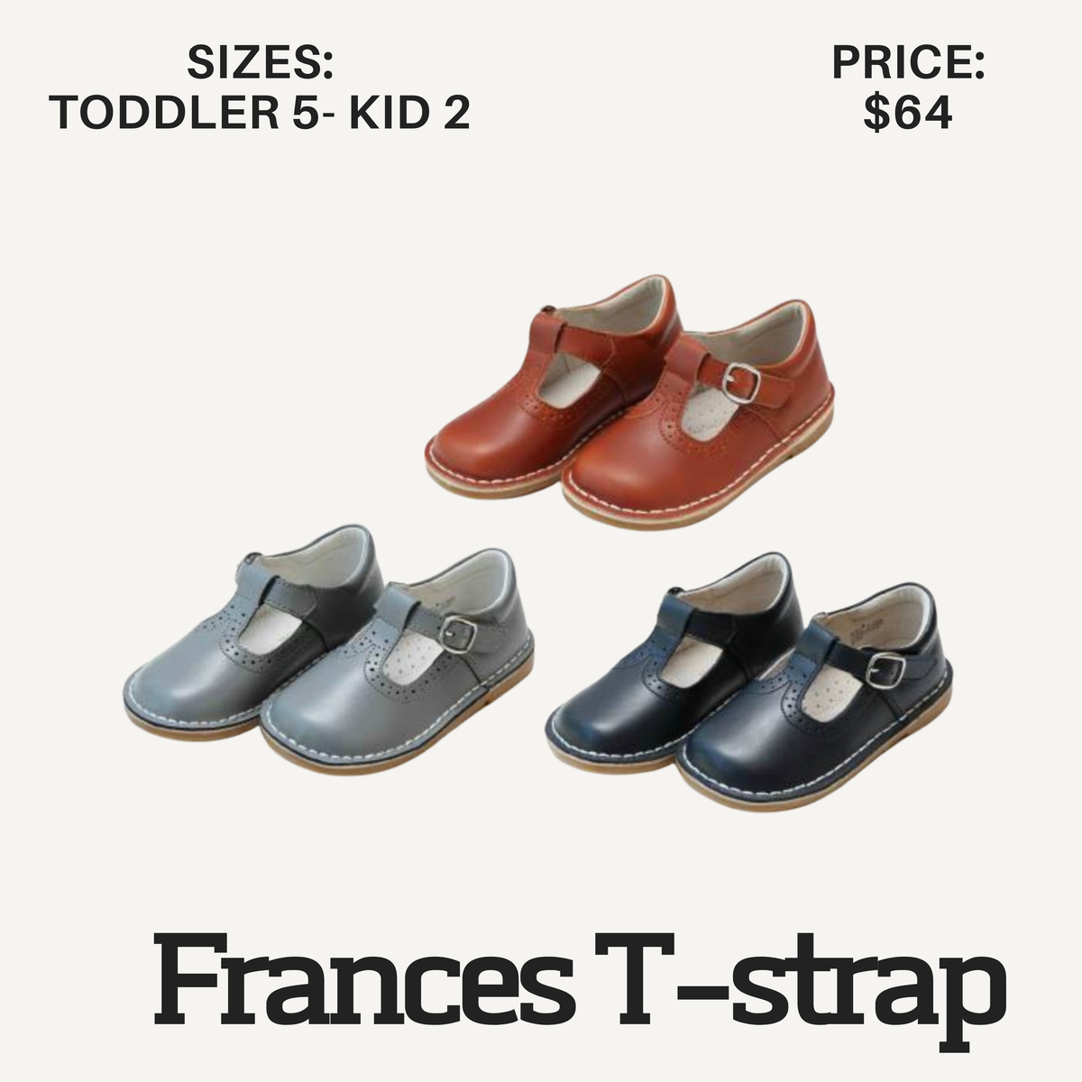 SHOES Frances T-Strap