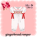 PO4 Gingerbread romper ETA Oct.