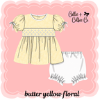 RTS Butter Yellow Floral