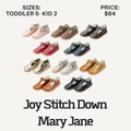 SHOES Joy Stitch Down Mary Jane