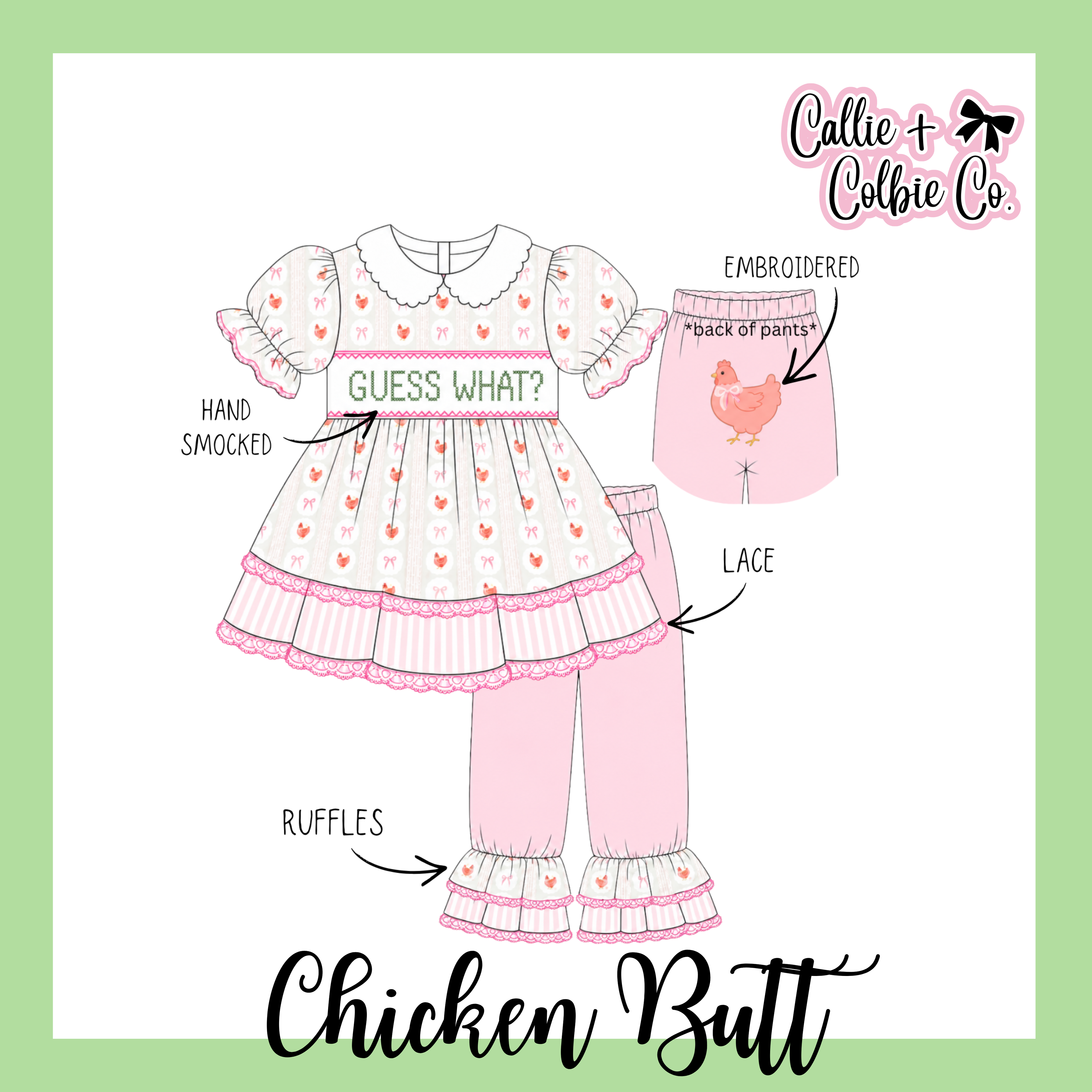 PO8 Chicken Butt ETA Nov.